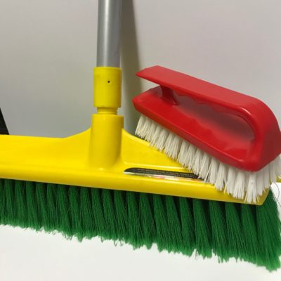 Broom Mop 350mm with handle and handi scrub